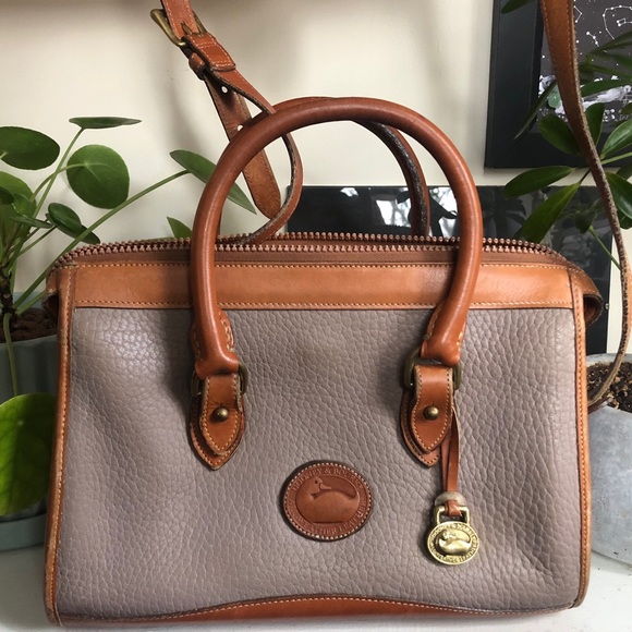 Dooney & Bourke Handbags - Dooney & Bourke Vintage Pale Lavender Satchel